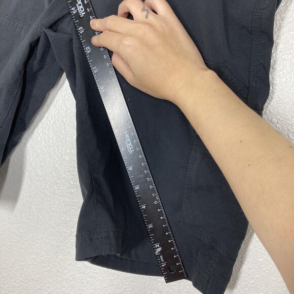 PrAna Stretch Zion Shorts Mens 30x12 Black Hiking Cargo Nylon Trail Outdoor - Picture 9 of 15